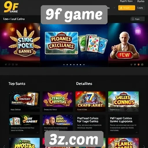 Características principais do site 9f game